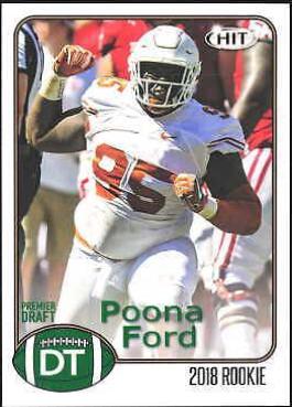 Poona Ford #23 Football Cards 2018 Sage Hit Premier Draft