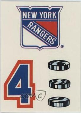 New York Rangers #17 Hockey Cards 1985 Topps Stickers