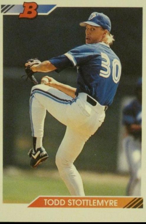 Todd Stottlemyre #18 Baseball Cards 1992 Bowman