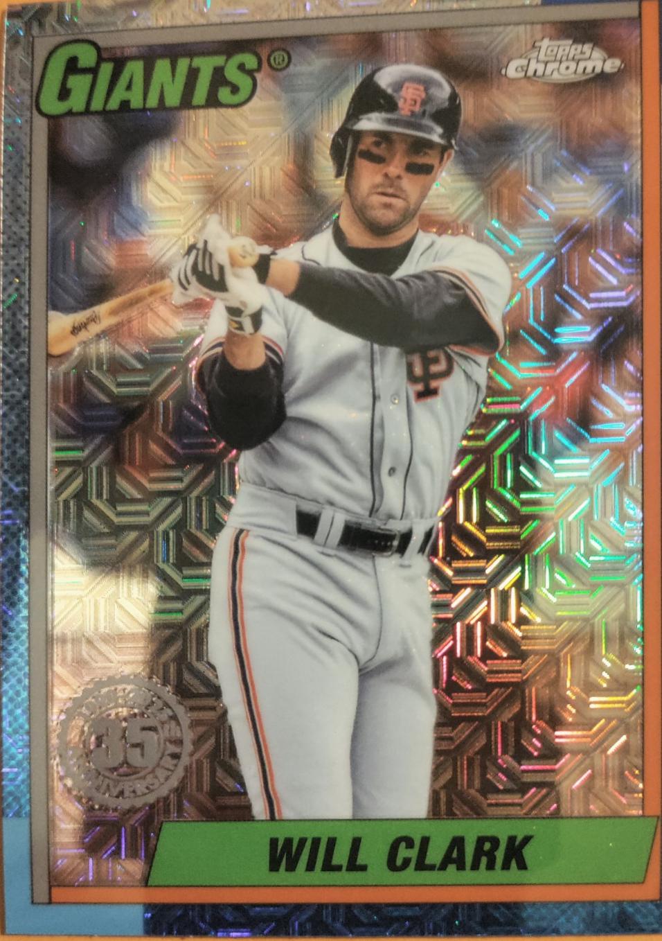 Will Clark #T90C-75 Baseball Cards 2025 Topps 1990 Chrome