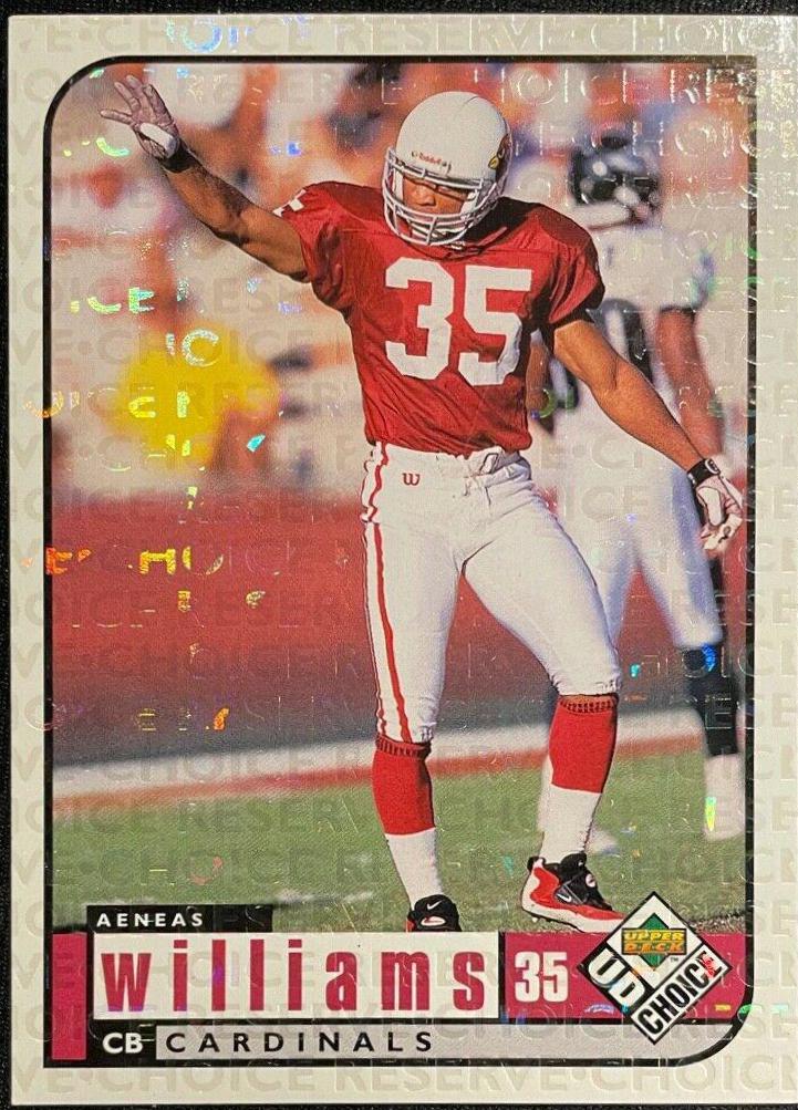 Aeneas Williams #5 Football Cards 1998 Upper Deck UD Choice