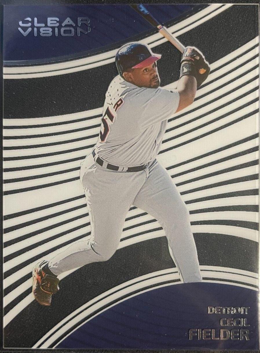 Cecil Fielder #6 Baseball Cards 2023 Panini Chronicles Clear Vision