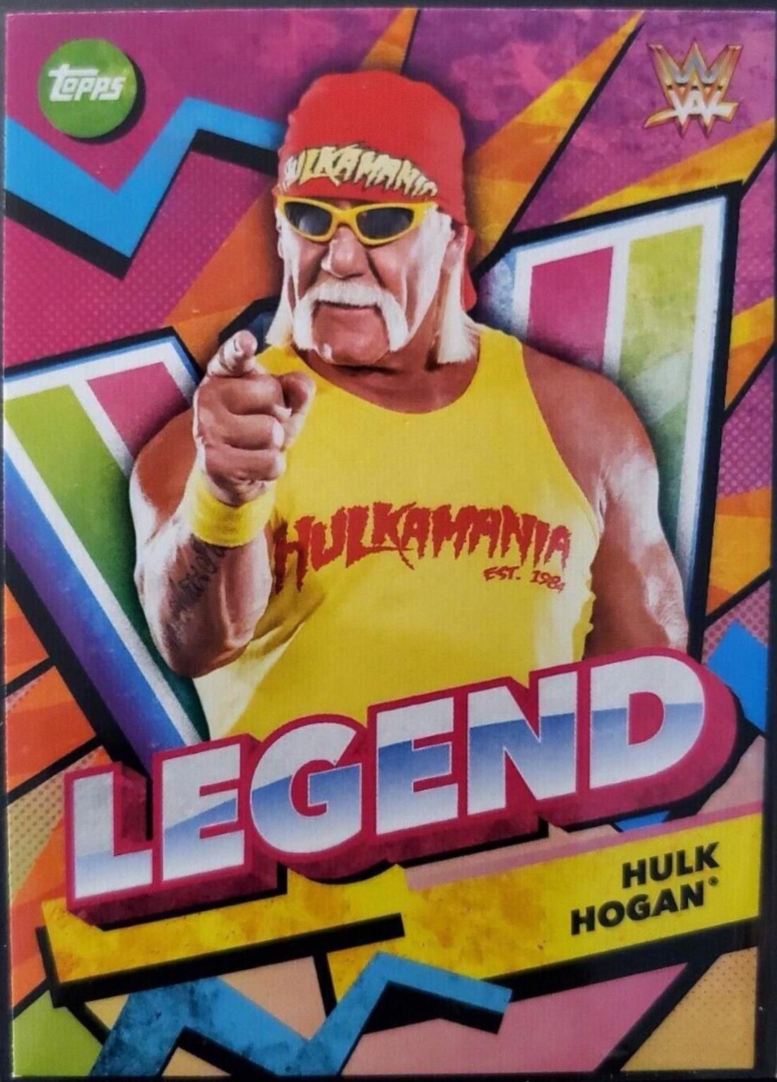 Hulk Hogan #150 Wrestling Cards 2021 Topps WWE Superstars