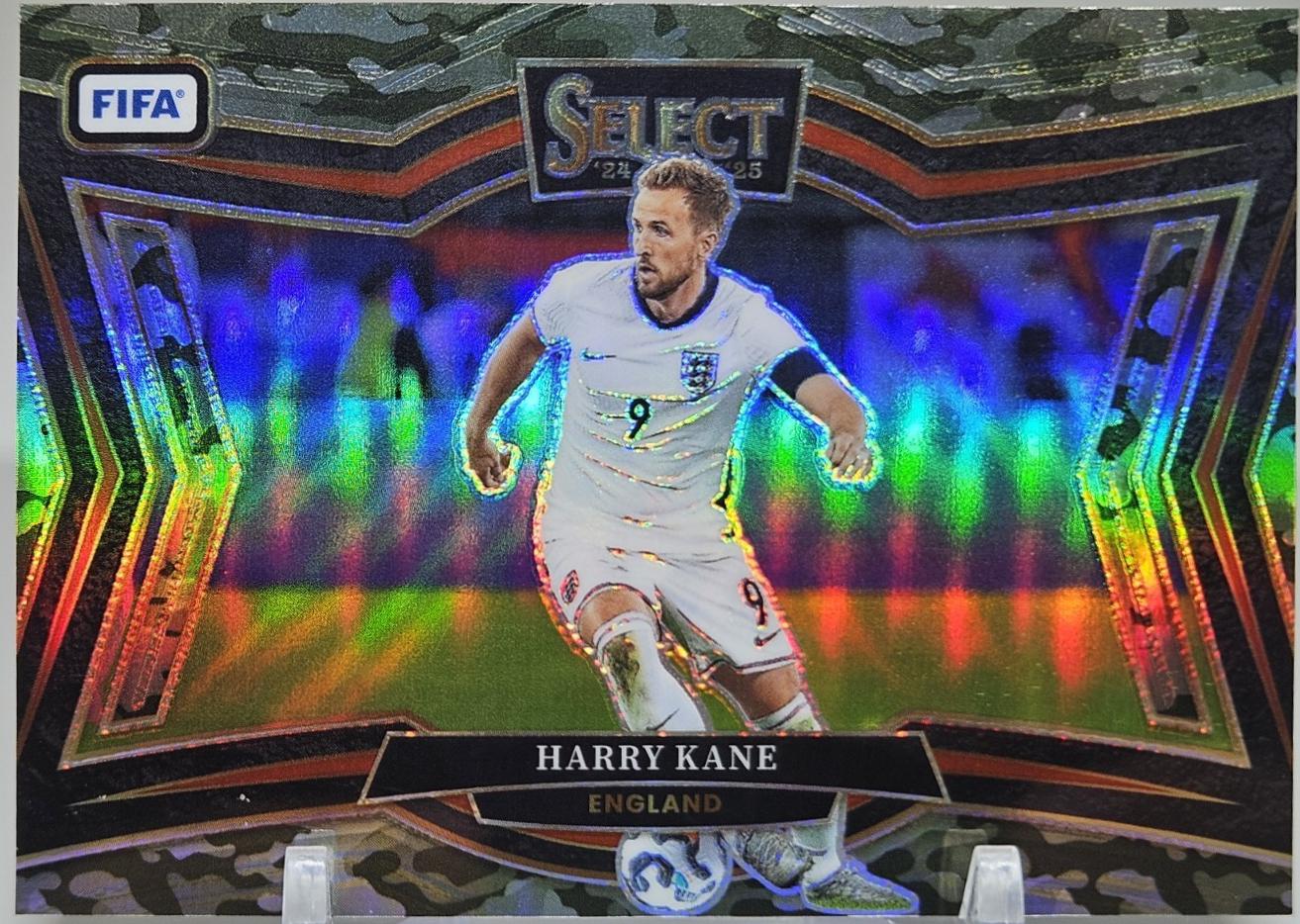 Harry Kane [Camo] #210 Prices | 2024 Panini Select FIFA | Soccer Cards
