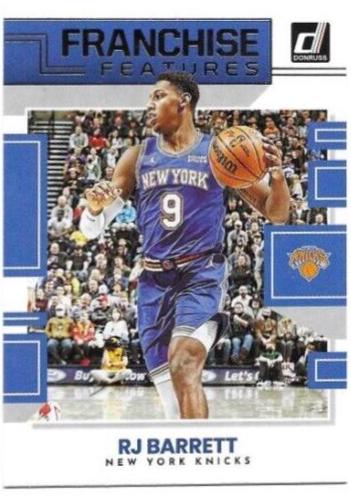 RJ Barrett #3 Basketball Cards 2022 Panini Donruss Franchise Features