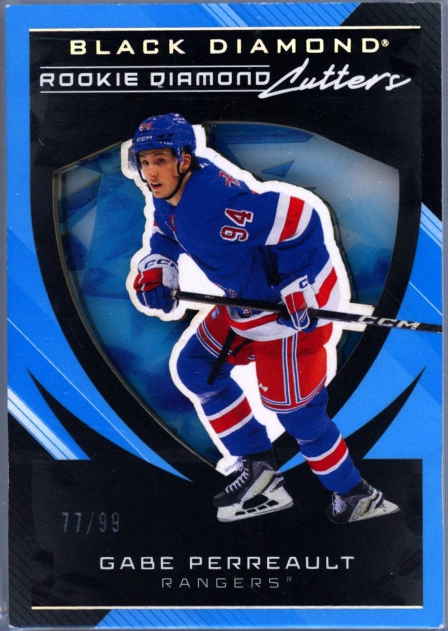 Gabe Perreault #RDC-GP 2025-26 Upper Deck Black Diamond Hockey Rookie Diamond Cutters