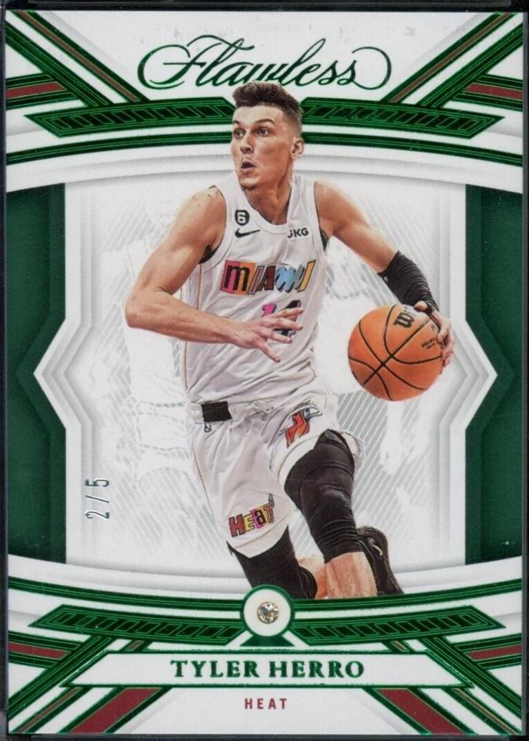 Tyler Herro #91 2022-23 Panini Flawless Basketball