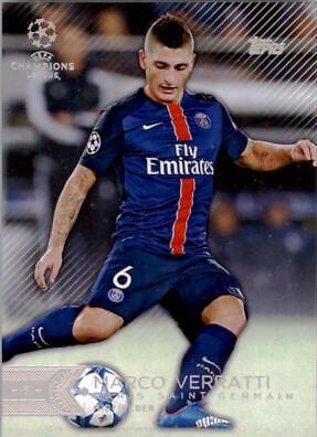 Marco Verratti #4 Soccer Cards 2015 Topps UEFA Champions League Showcase