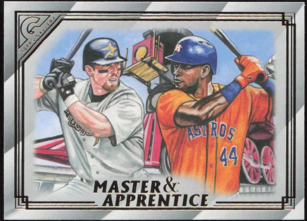 Jeff Bagwell / Yordan Alvarez #MA-3 Baseball Cards 2020 Topps Gallery Master and Apprentice