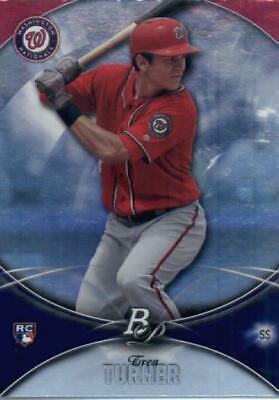 Trea Turner #78 Baseball Cards 2016 Bowman Platinum