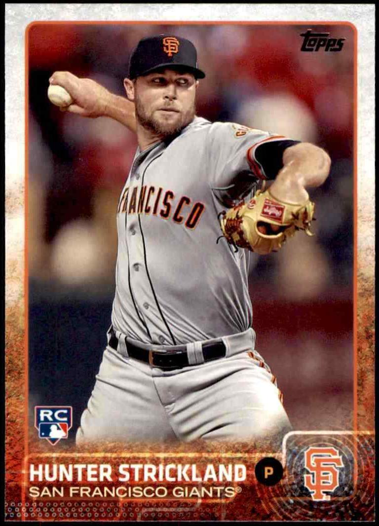 Hunter Strickland #497 Baseball Cards 2015 Topps