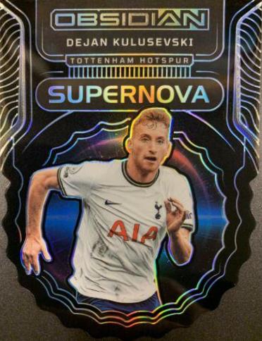 Dejan Kulusevski #14 Soccer Cards 2022 Panini Obsidian Supernova