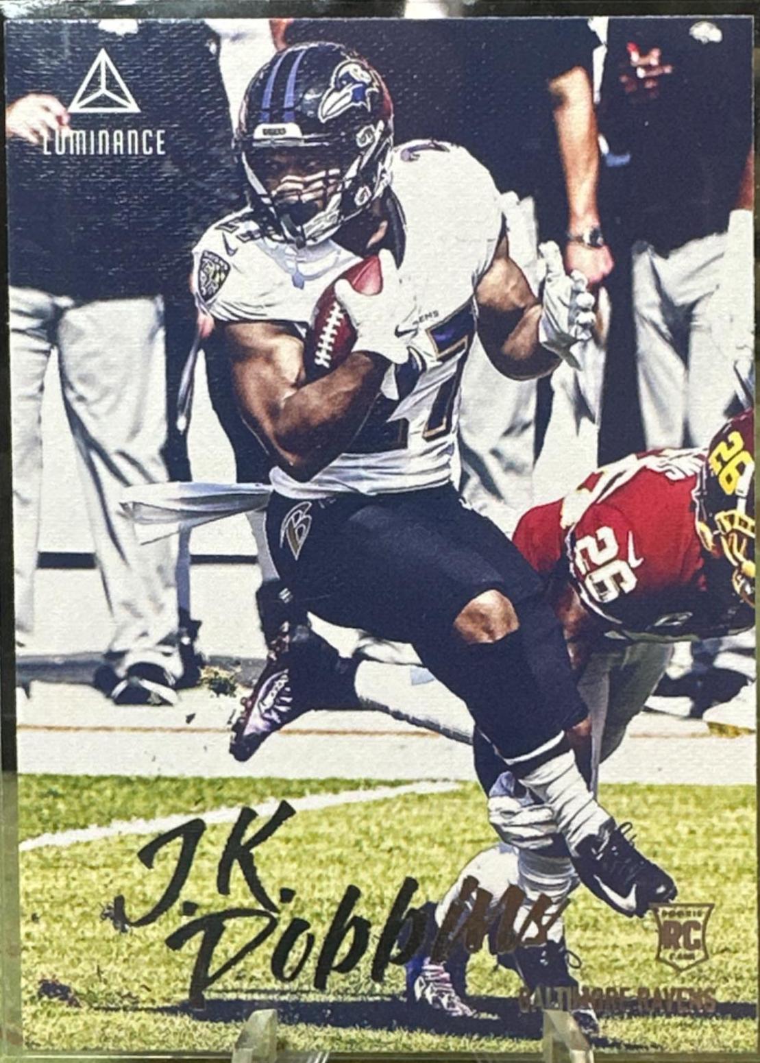 J.K. Dobbins #216 Football Cards 2020 Panini Chronicles Luminance
