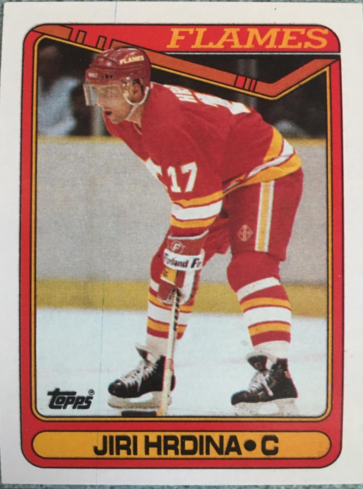 Jiri Hrdina #234 Hockey Cards 1990 Topps
