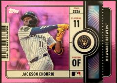 Jackson Chourio [Pink Foil] #BTP-12 Prices | 2026 Topps Big Ticket