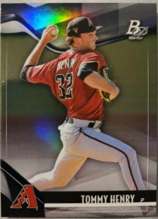 Tommy Henry #TOP-5 2021 Bowman Platinum Baseball Top Prospects