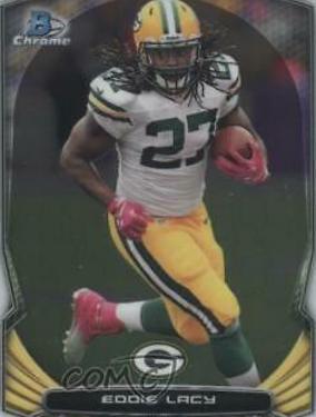 Eddie Lacy #1 Football Cards 2014 Bowman Chrome