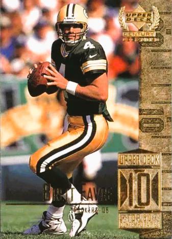 Brett Favre #60 Football Cards 1999 Upper Deck Century Legends