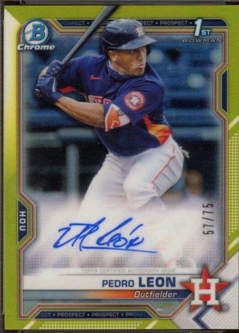 Pedro Leon [Yellow Refractor] #CPA-PL