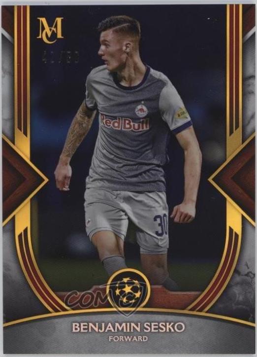 Benjamin Sesko #9 2023 Topps Museum Ucl Soccer