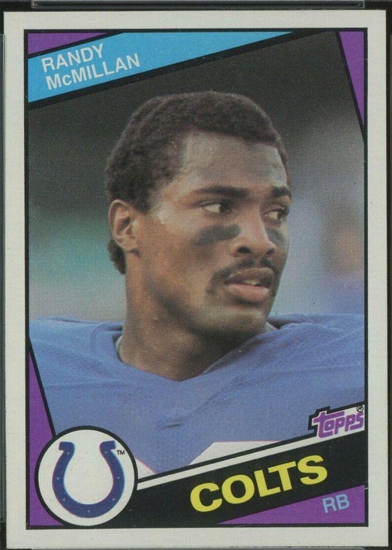Randy McMillan #17 Football Cards 1984 Topps