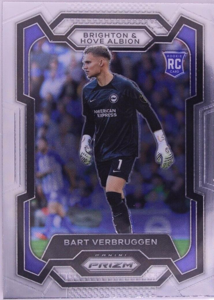 Bart Verbruggen #102 Soccer Cards 2023 Panini Prizm Premier League