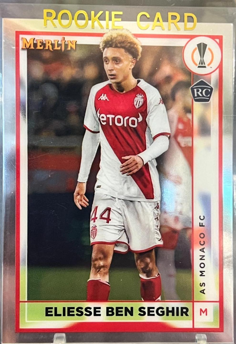 Eliesse Ben Seghir #21 Soccer Cards 2022 Topps Merlin Chrome UEFA Club Competitions