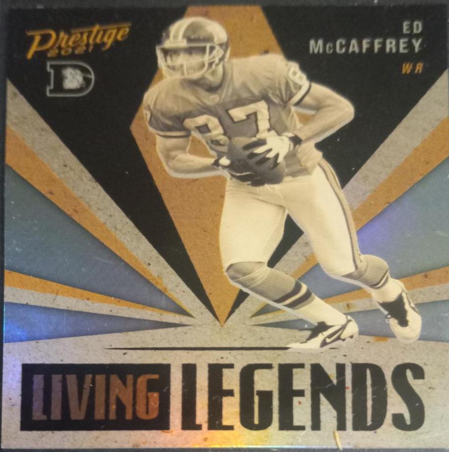 Ed McCaffrey #LL-14 Football Cards 2021 Panini Prestige Living Legends