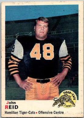 John Reid #22 Football Cards 1970 O Pee Chee CFL