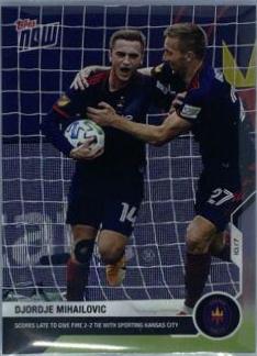 Djordje Mihailovic #40 Soccer Cards 2020 Topps Now MLS