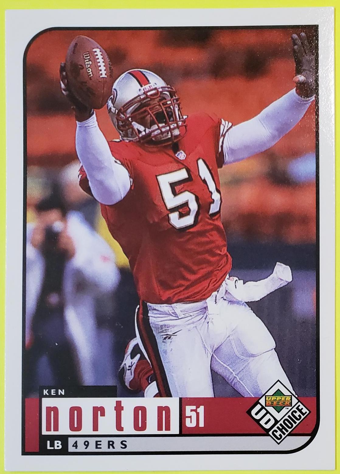 Ken Norton #7 Football Cards 1998 Upper Deck UD Choice