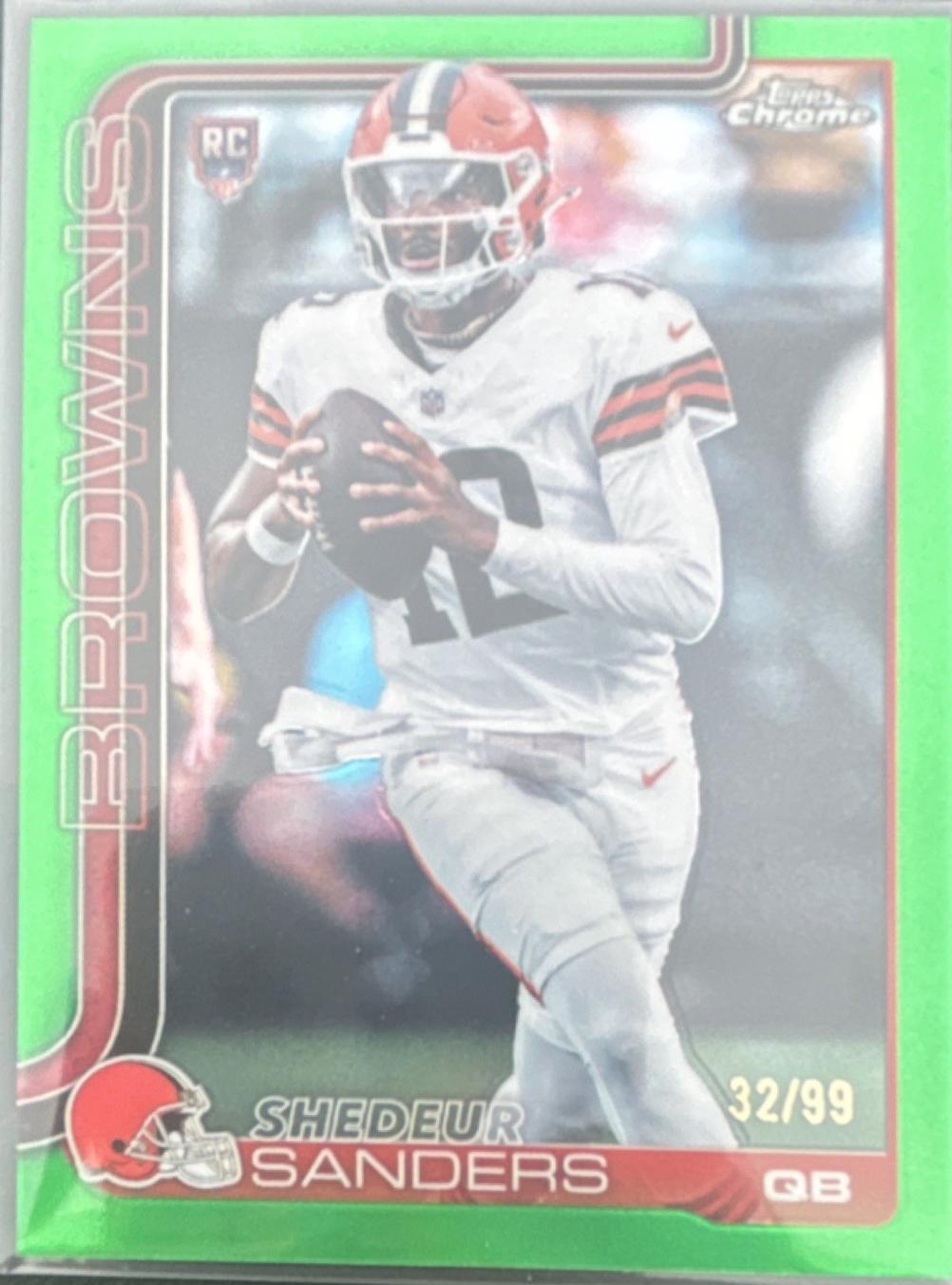 Shedeur Sanders [Green Refractor] #315