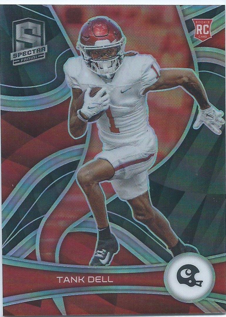Tank Dell #33 2023 Panini Chronicles Draft Picks Spectra Football