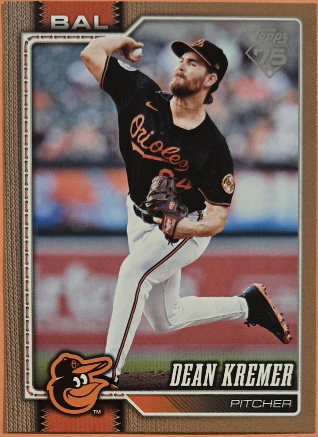 2026 Topps Dean Kremer [Gold] #19 card