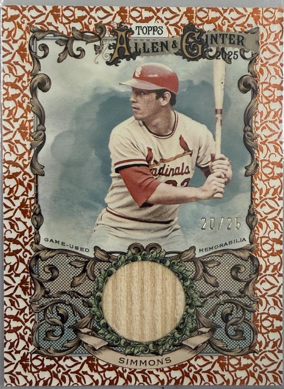Ted Simmons [Orange Foil] #AGR-TS