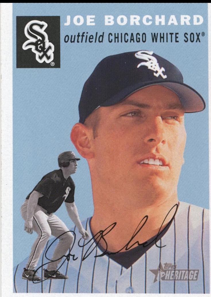 Joe Borchard #63 Baseball Cards 2003 Topps Heritage