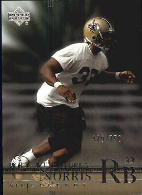 Moran Norris #168 2001 Upper Deck Legends Football