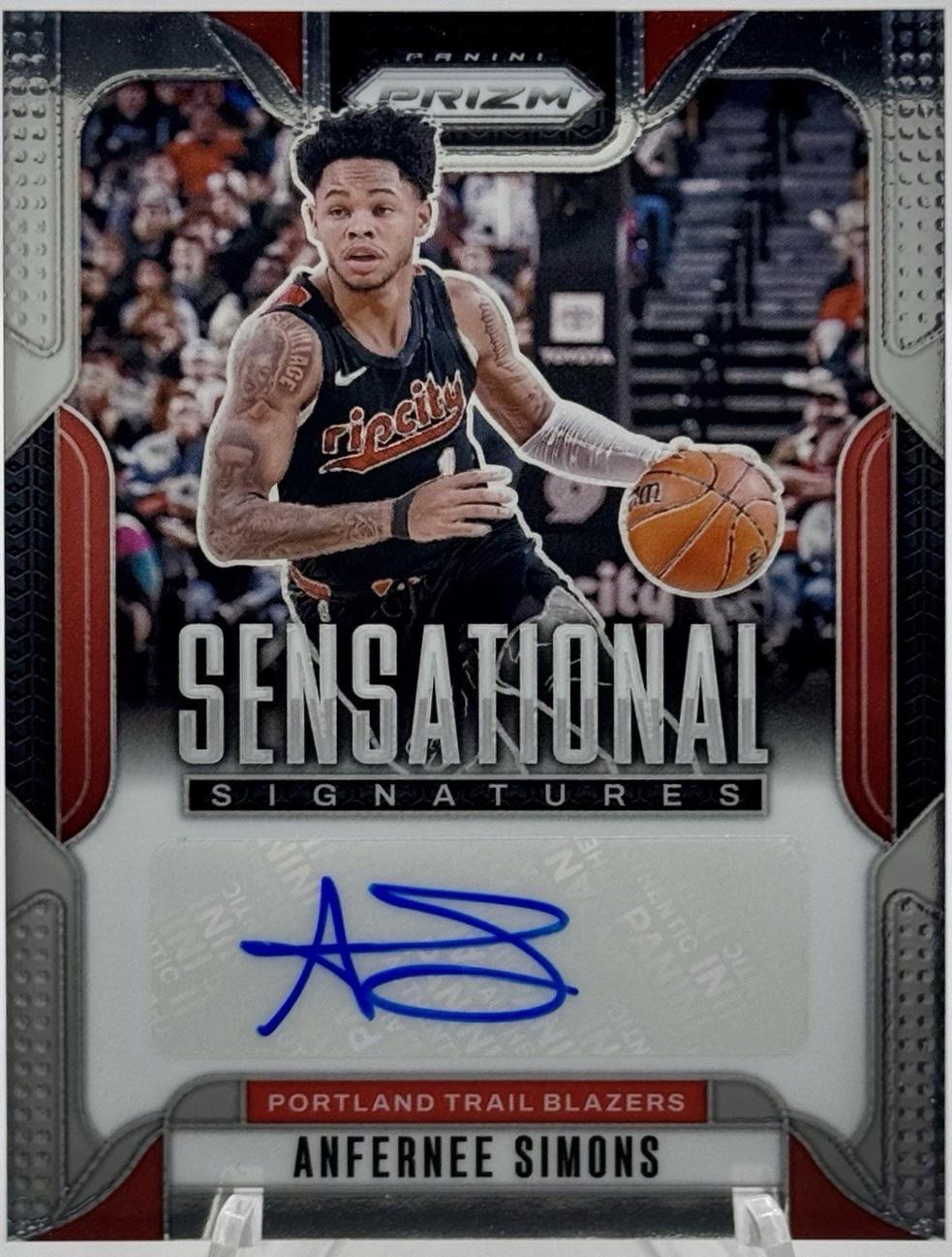 Anfernee Simons [Silver] #SS-ASB