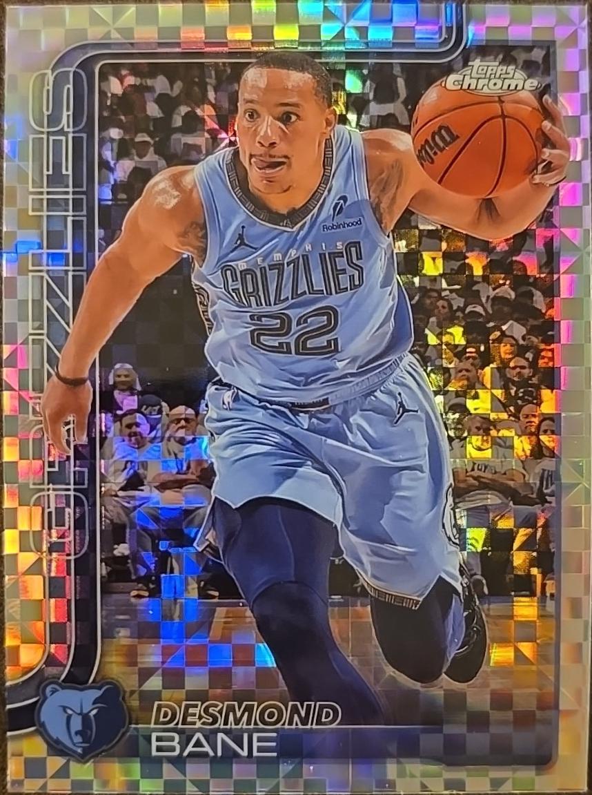 2025 Topps Chrome Desmond Bane [X-Fractor] #174 card