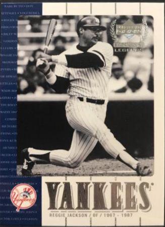 Reggie Jackson #7 Baseball Cards 2000 Upper Deck Yankees Legends