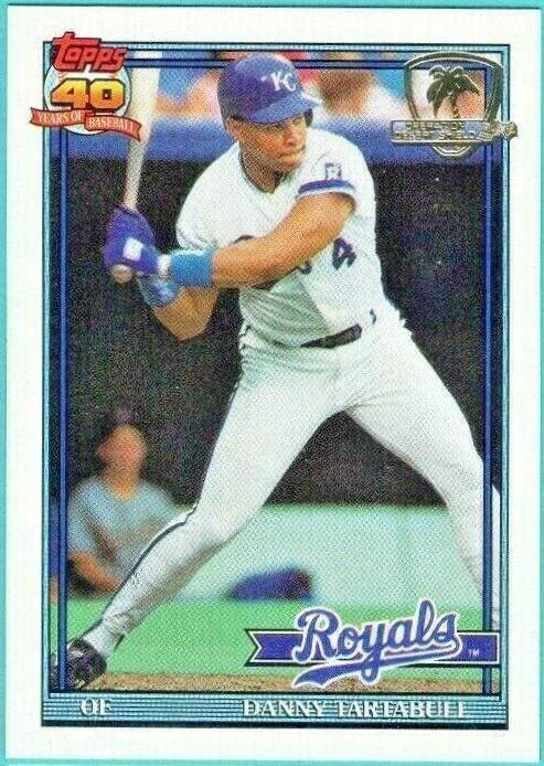 Danny Tartabull #90 Baseball Cards 1991 Topps Desert Shield