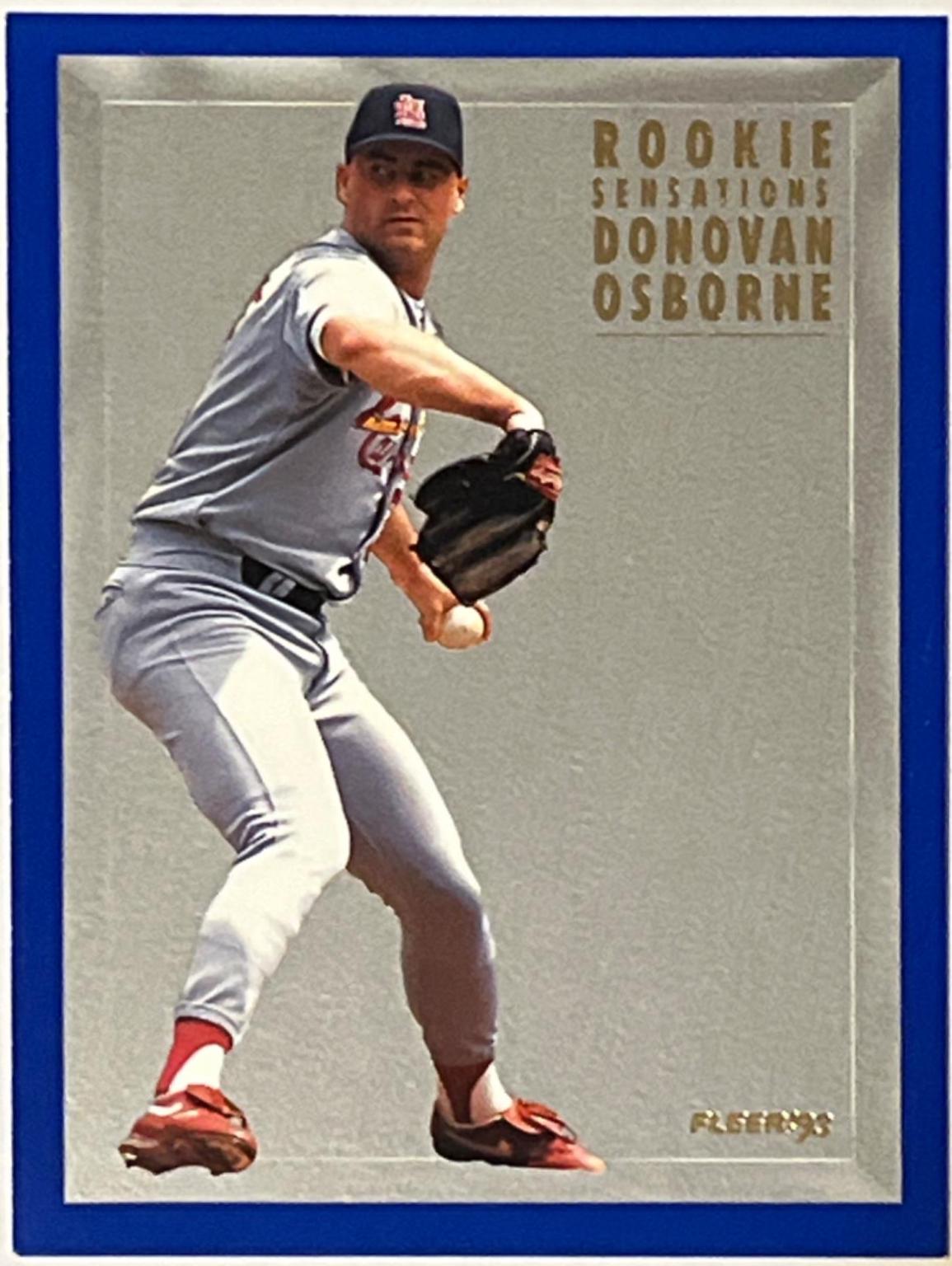 Donovan Osborne #10 Baseball Cards 1993 Fleer Rookie Sensations