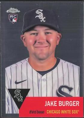 Jake Burger #126 Baseball Cards 2022 Topps Chrome Platinum Anniversary