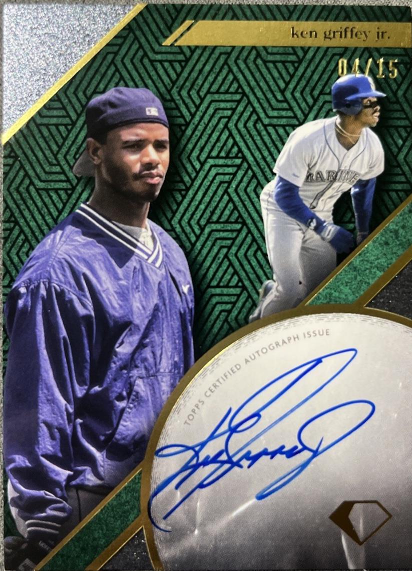 Ken Griffey Jr. #DDA-KGJ 2024 Topps Diamond Icons Baseball Diamond Drip Autographs