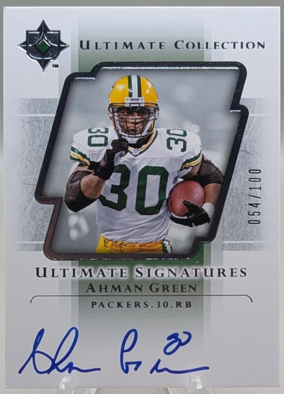 Ahman Green #US-AG 2004 Upper Deck Ultimate Collection Signatures Football