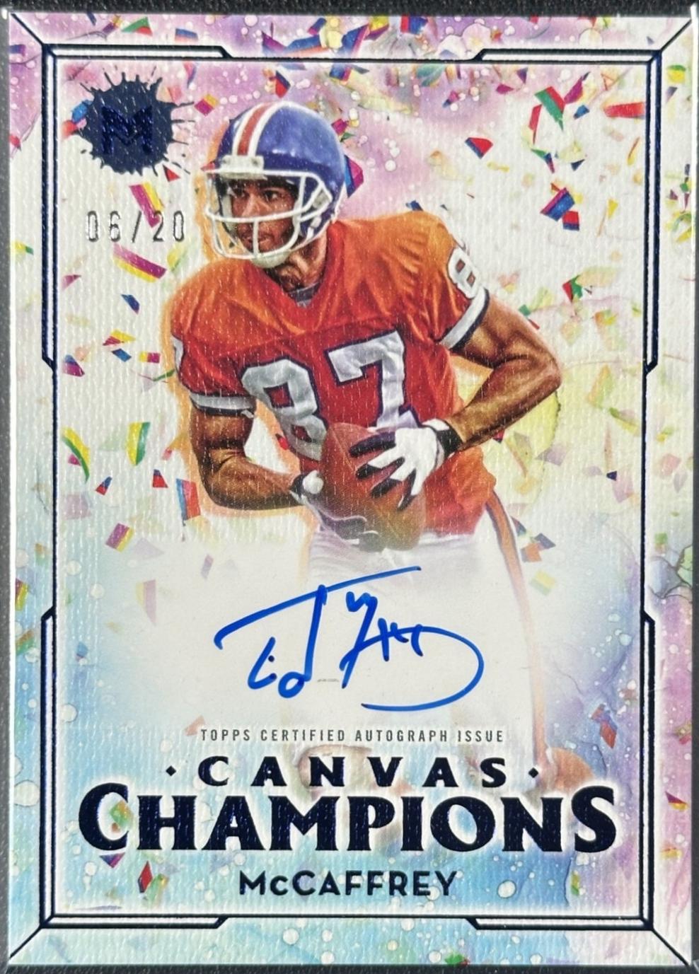Ed McCaffrey [Ultramarine Blue] #CCA-EDM