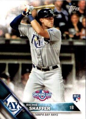 Richie Shaffer #OD-18 Baseball Cards 2016 Topps Opening Day