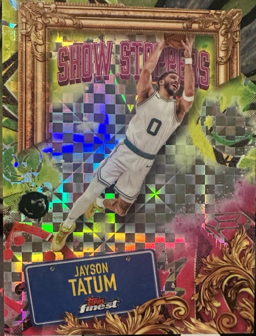 Jayson Tatum [Die-Cut Refractor] #S-4