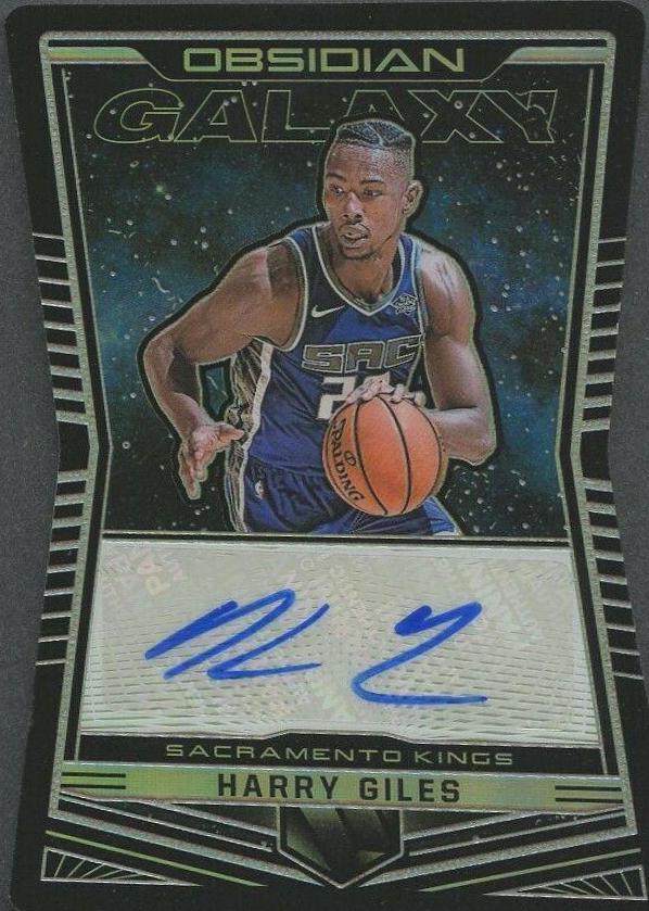 Harry Giles #GA-HGL Basketball Cards 2018 Panini Obsidian Galaxy Autographs