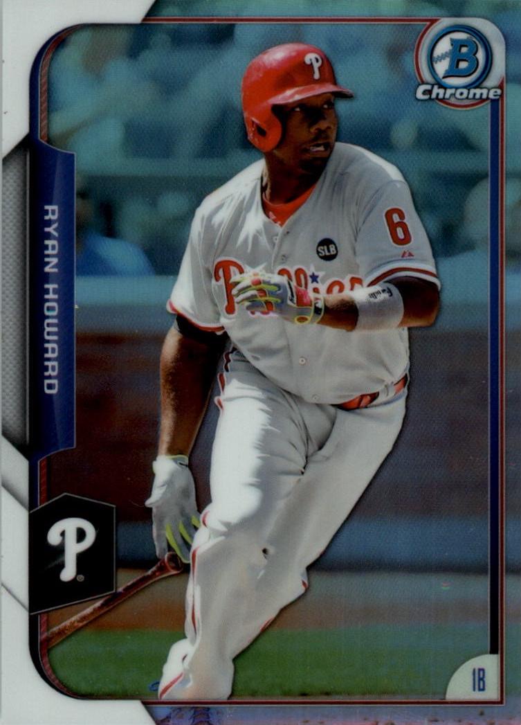 Ryan Howard #18 2015 Bowman Chrome Baseball